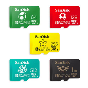 SanDisk microSDXC card for Nintendo Switch, 512 ГБ - Карта памяти Товар - SDSQXAO-512G-GNCZN