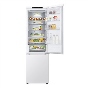 LG, NoFrost, 387 L, 203 cm, baltas - Šaldytuvas