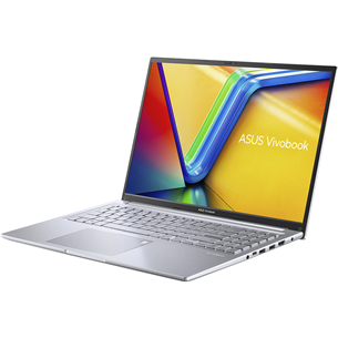ASUS VivoBook 16, WUXGA, Ryzen 7, 16 GB, 512 GB, ENG, silver - Nešiojamas kompiuteris Prekė - M1605YA-MB242W