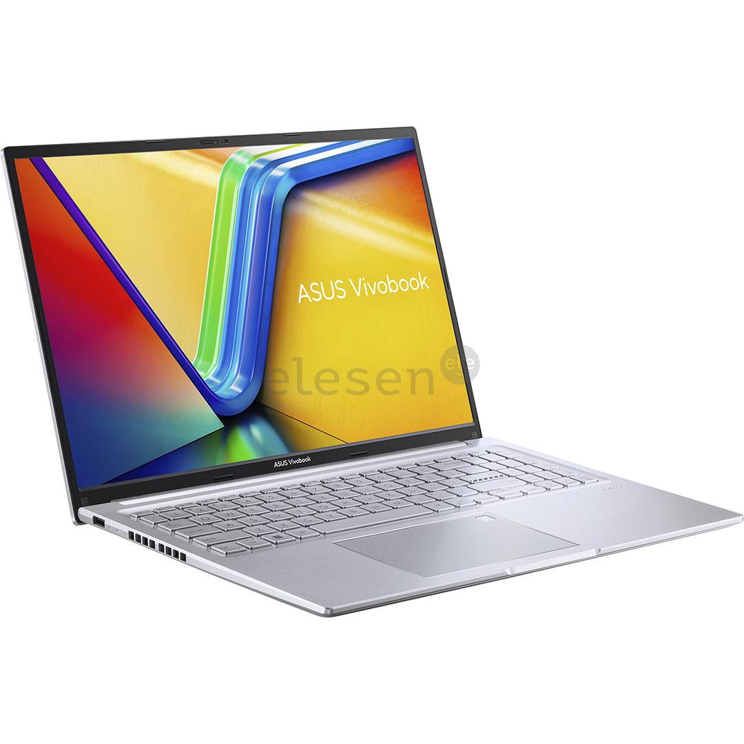 ASUS VivoBook 16, WUXGA, Ryzen 7, 16 GB, 512 GB, ENG, silver - Nešiojamas kompiuteris Prekė - M1605YA-MB242W