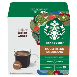 Starbucks Nescafe Dolce Gusto House Blend Americano - Kavos kapsulės Prekė - 7613036989268