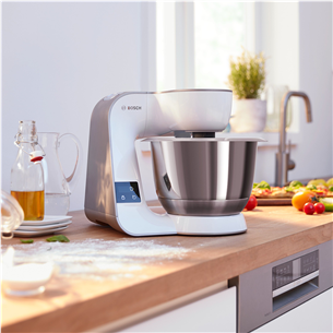 Bosch, MUM 5, 1000 W, 3,9 L, white/bronze - Virtuvinis kombainas