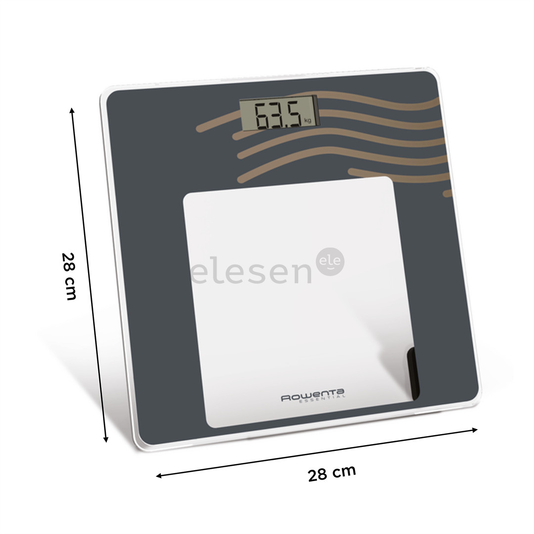 Rowenta Essential Dune, tamsiai pilkos - Vonios svarstyklės