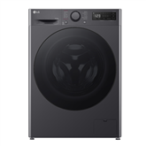 LG, 10 kg / 6 kg, depth 56,5 cm, 1400 rpm, black - Skalbimo mašina - džiovyklė Prekė - F4DR510S2M.AMBQPMR