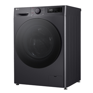 LG, 10 kg / 6 kg, depth 56,5 cm, 1400 rpm, black - Skalbimo mašina - džiovyklė Prekė - F4DR510S2M.AMBQPMR