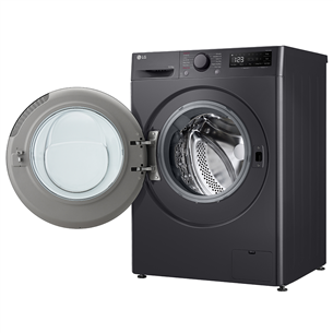 LG, 10 kg / 6 kg, depth 56,5 cm, 1400 rpm, black - Skalbimo mašina - džiovyklė Prekė - F4DR510S2M.AMBQPMR
