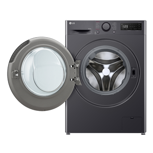 LG, 10 kg / 6 kg, depth 56,5 cm, 1400 rpm, black - Skalbimo mašina - džiovyklė Prekė - F4DR510S2M.AMBQPMR