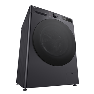 LG, 10 kg / 6 kg, depth 56,5 cm, 1400 rpm, black - Skalbimo mašina - džiovyklė Prekė - F4DR510S2M.AMBQPMR