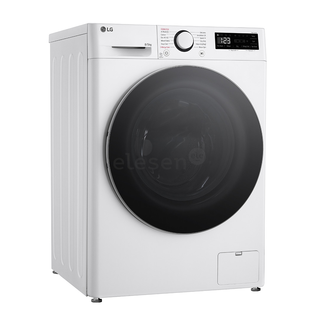 LG, 8 kg / 5 kg, depth 47,5 cm, 1200 rpm - Washer-dryer combo