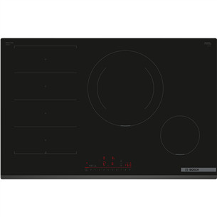 Bosch Series 6, width 80,2 cm, frameless, black - Built-in induction hob PXE831HC1E