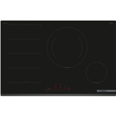 Bosch Series 6, width 80,2 cm, frameless, black - Built-in induction hob