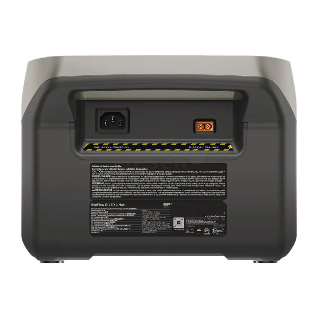 EcoFlow RIVER 2 Max 512 Wh - Nešiojamas maitinimo šaltinis