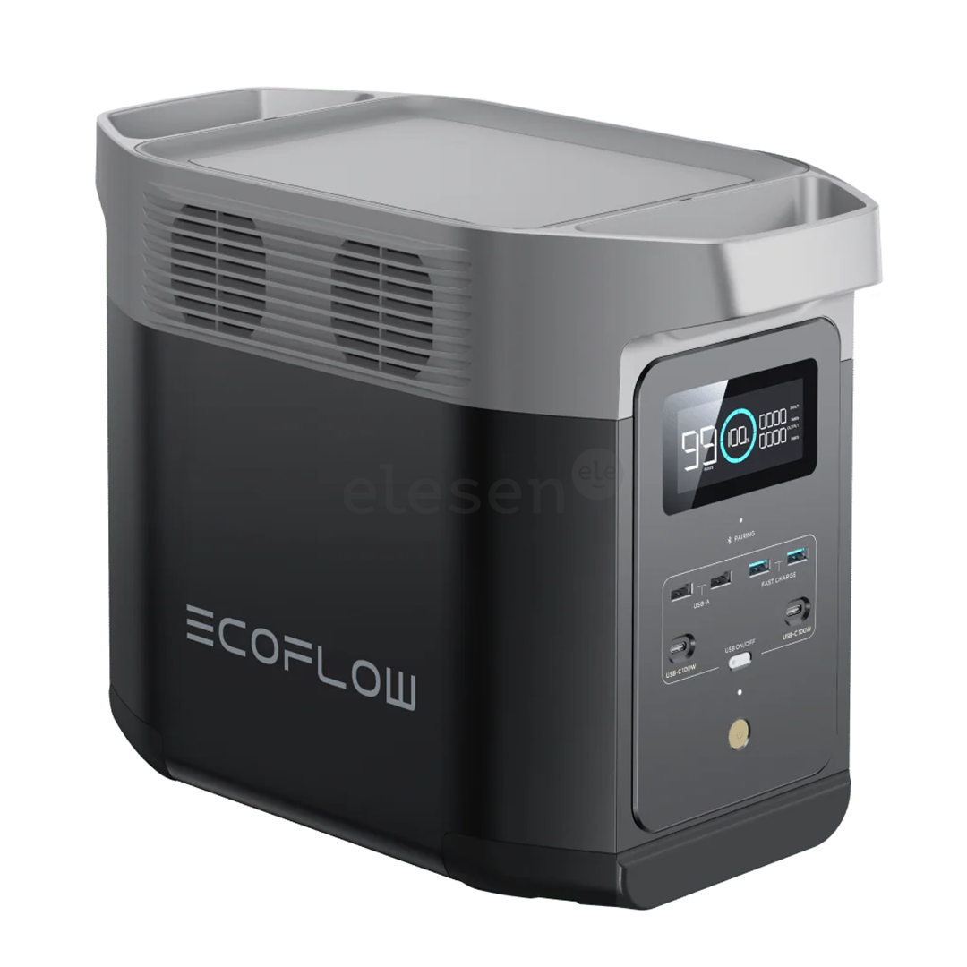 EcoFlow DELTA 2 1024 Wh - Nešiojamas maitinimo šaltinis / išorinė baterija