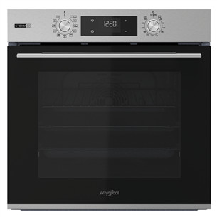 Whirlpool, 71 L, hidrolizė, nerūdijantis plienas - Orkaitė OMSK58HU1SX