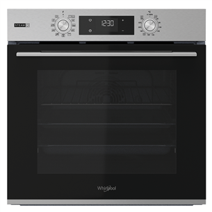 Whirlpool, 71 L, hidrolizė, nerūdijantis plienas - Orkaitė OMSK58HU1SX