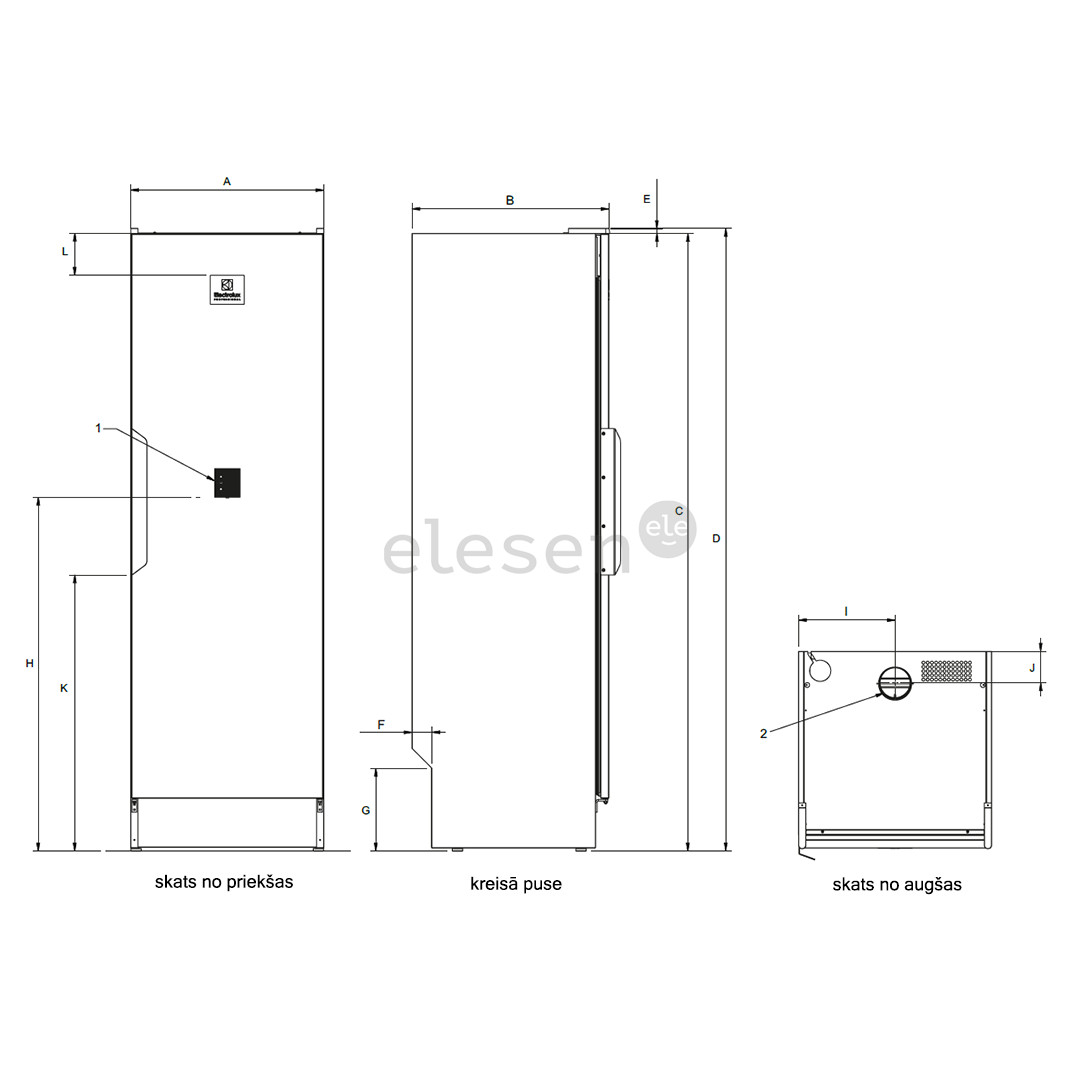 Electrolux Professional, 4 kg, white - Drying Cabinet