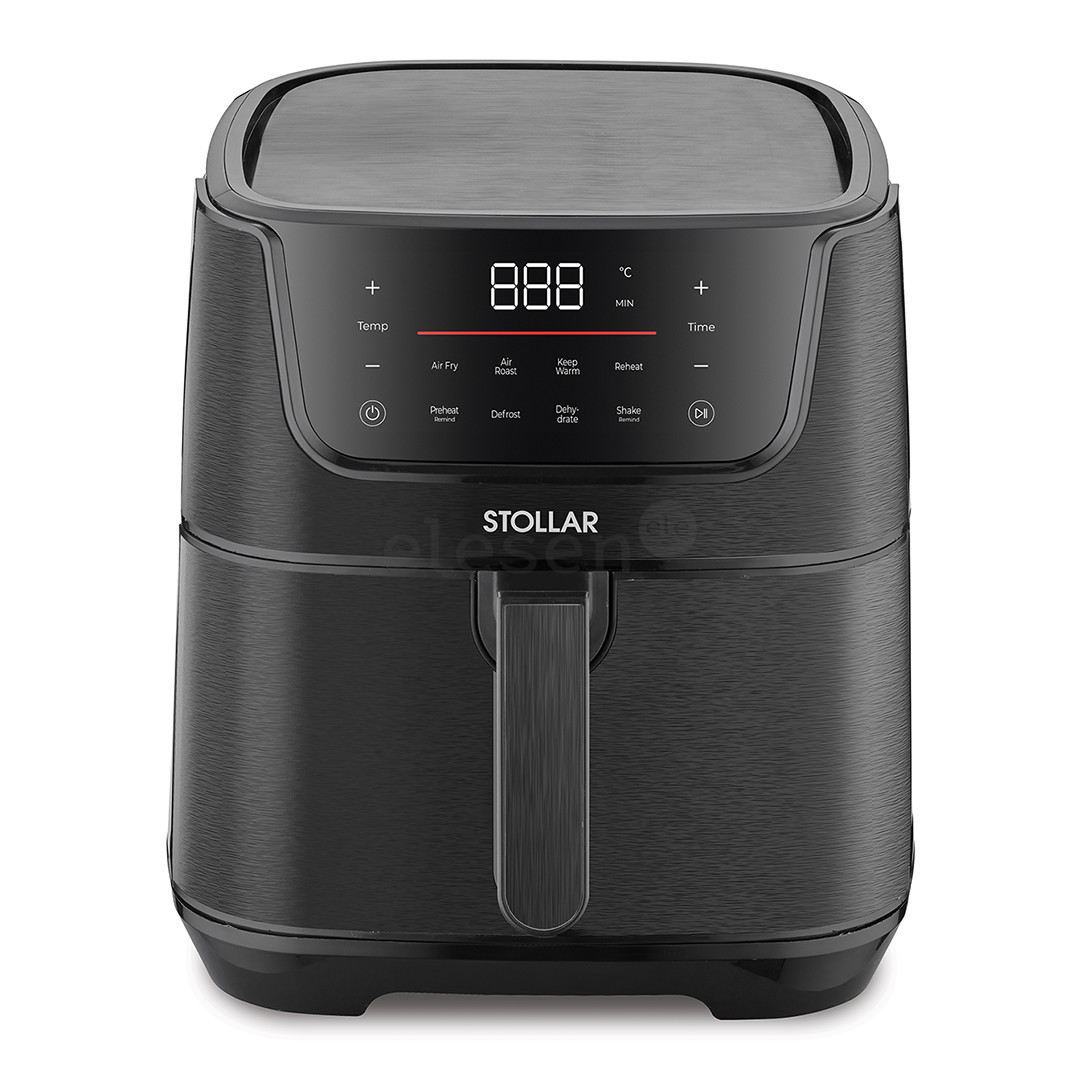 Stollar the Smart Air Fry, 7 L, 1800 W, juoda - Karšto oro gruzdintuvė