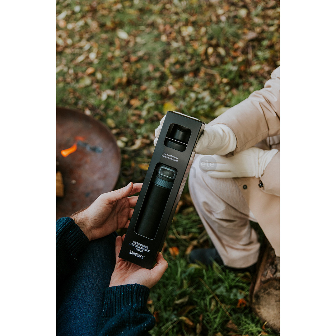 Kambukka, Etna 500 ml, black, giftbox - Termo puodelis +nusukamas dangtelis Prekė - 11-01052