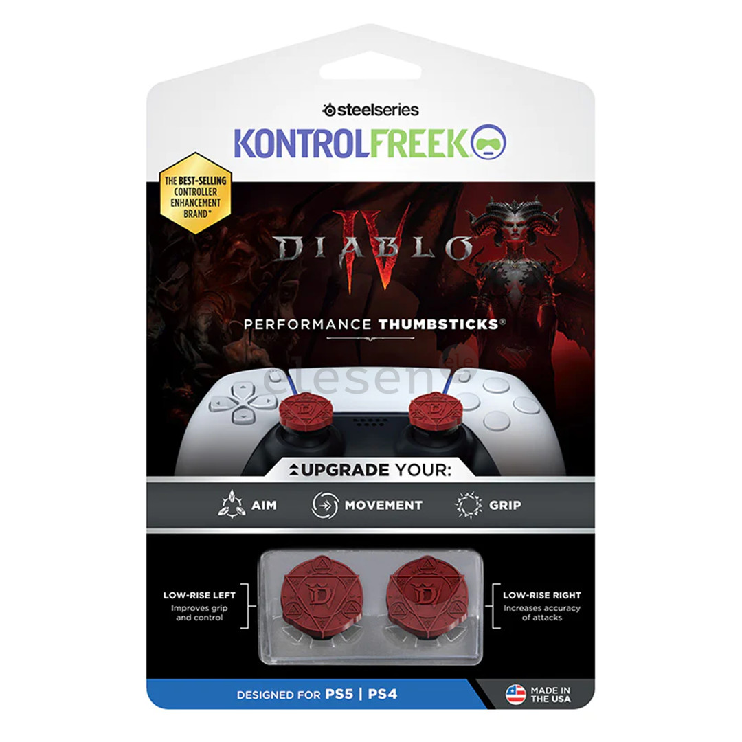KontrolFreek Diablo IV, PS4, PS5, 2 pcs, red - Thumbstick covers Item - 2901-PS5