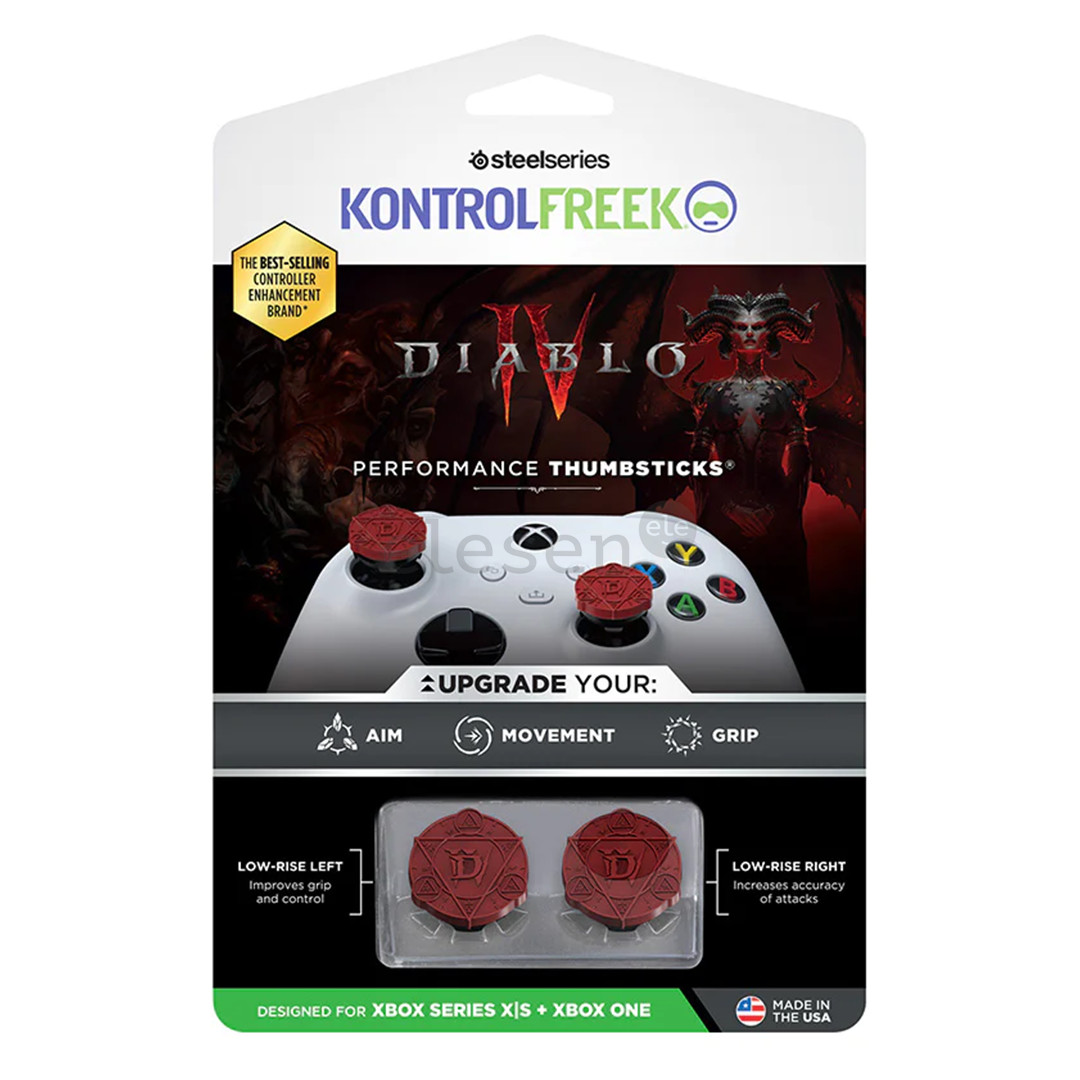 KontrolFreek Diablo IV, Xbox One/ Xbox Series X/S, 2 pcs, red - Thumbstick covers Item - 2901-XBX