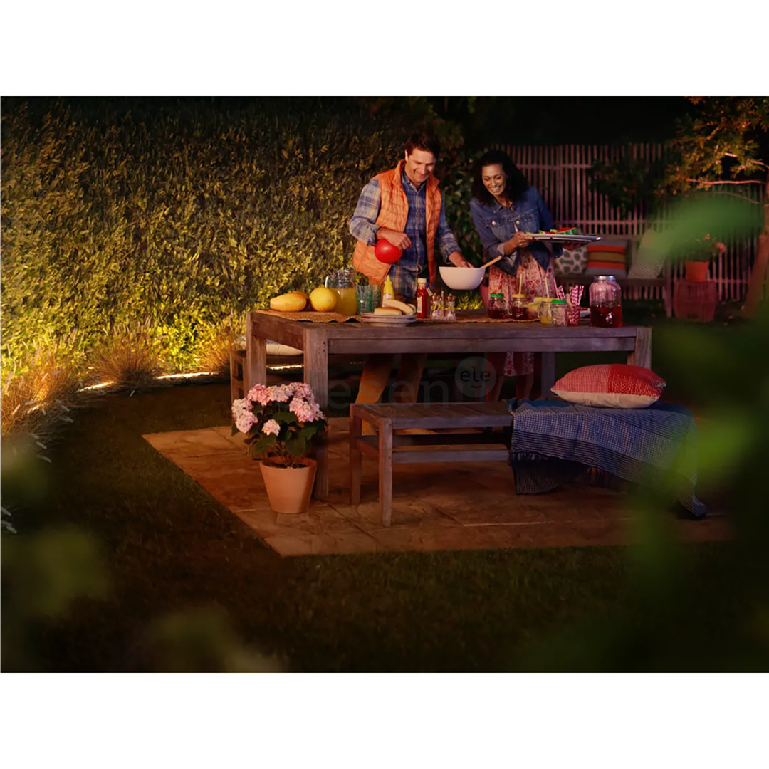 Philips Hue Lightstrip Outdoor, White and Color Ambiance, 5 m, color - Lauko LED šviesos juosta Prekė - 929002289102