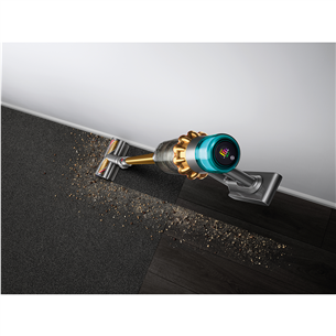 Dyson V15 Detect Absolute (2023), gold  - Belaidis dulkių siurblys Prekė - V15DETECABSGOLD-2023