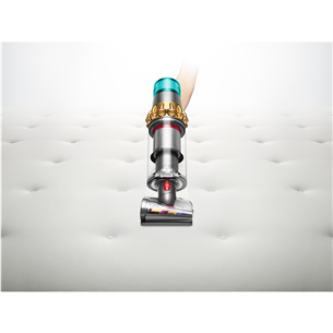 Dyson V15 Detect Absolute (2023), gold  - Belaidis dulkių siurblys Prekė - V15DETECABSGOLD-2023