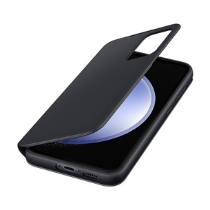 Samsung Smart View Wallet, Galaxy S23 FE, juodas - Dėklas