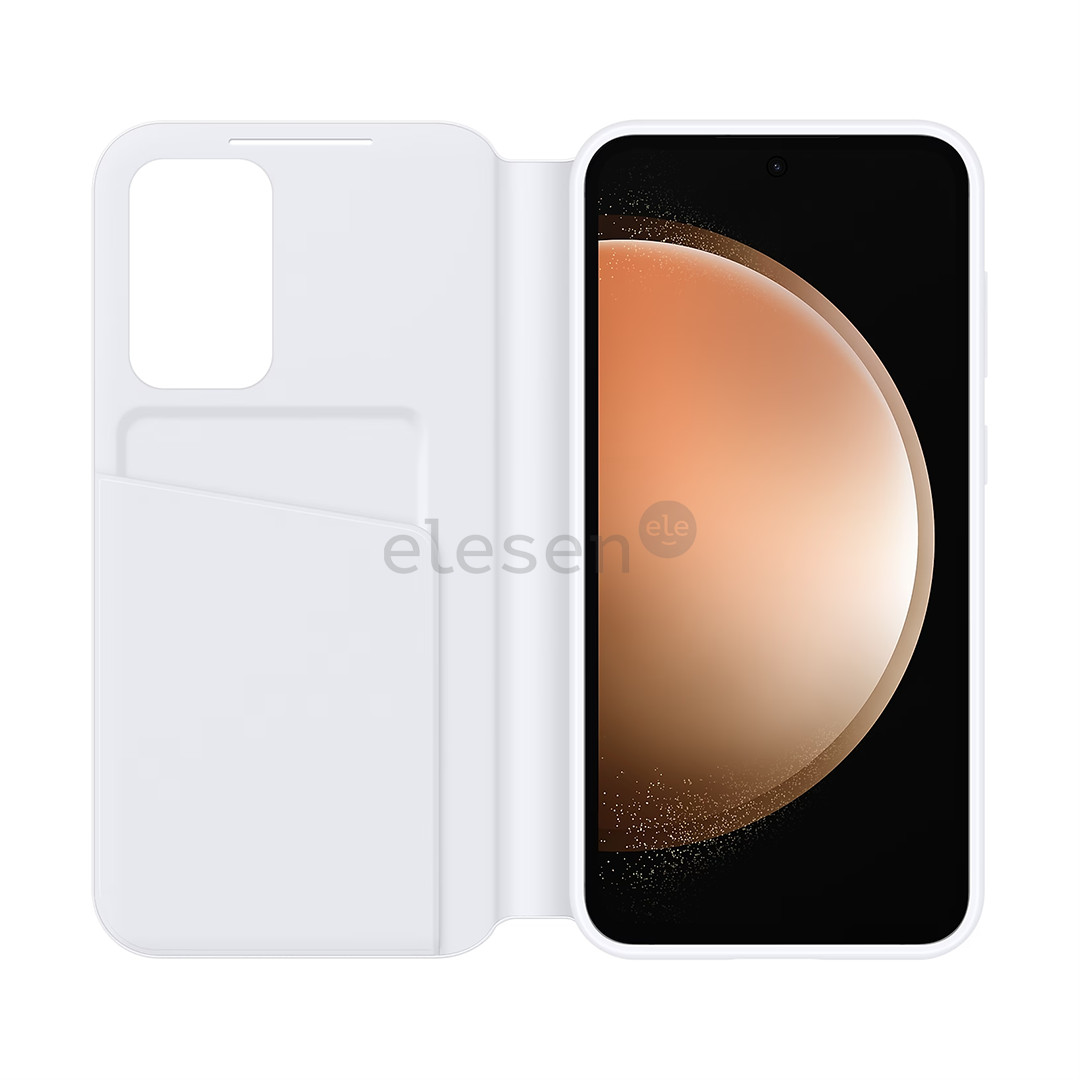 Samsung Smart View Wallet, Galaxy S23 FE, белый - Чехол