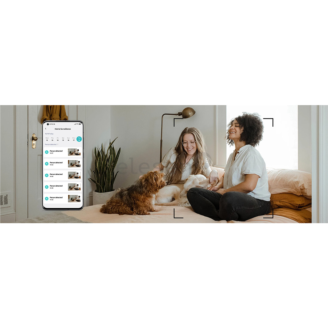 Xiaomi Smart Camera C400, 4 MP, 360°, WiFi, balta - Stebėjimo kamera