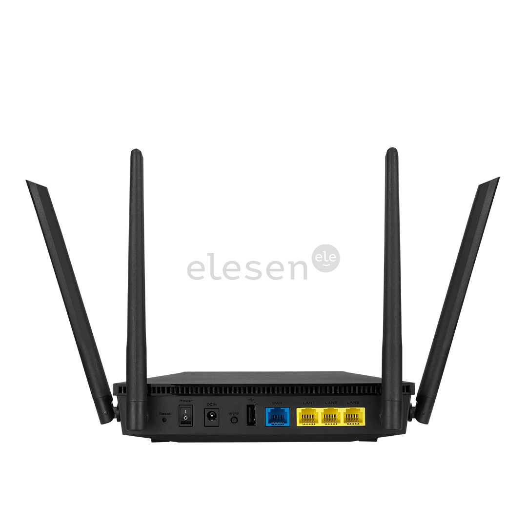 ASUS RT-AX1800U, WiFi 6, black - WiFi router Item - 90IG06P0-MO3530
