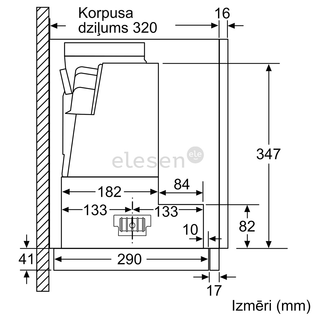 Bosch, 728 m³/h, width 59.8 cm, silver - Built-in Cooker Hood Item - DFS067A51