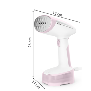 Tefal Access' Steam Pocket, 1300 W, baltas/rožinis - Drabužių garintuvas Prekė - DT3050