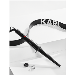 Rowenta x KARL LAGERFELD, black - Plaukų garbanojimo žnyplės Prekė - CF324LF0