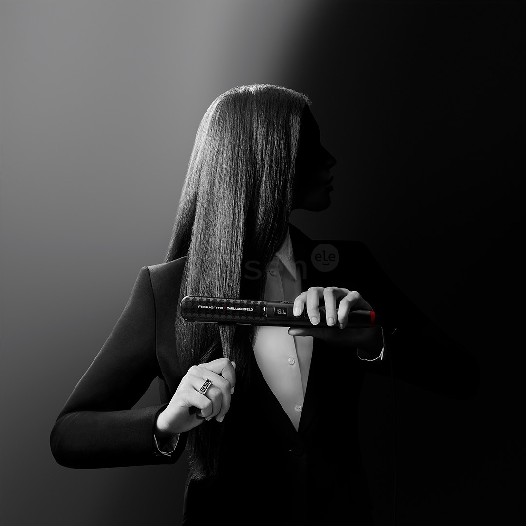 Rowenta x KARL LAGERFELD K/Pro Stylist, juodas - Plaukų tiesintuvas