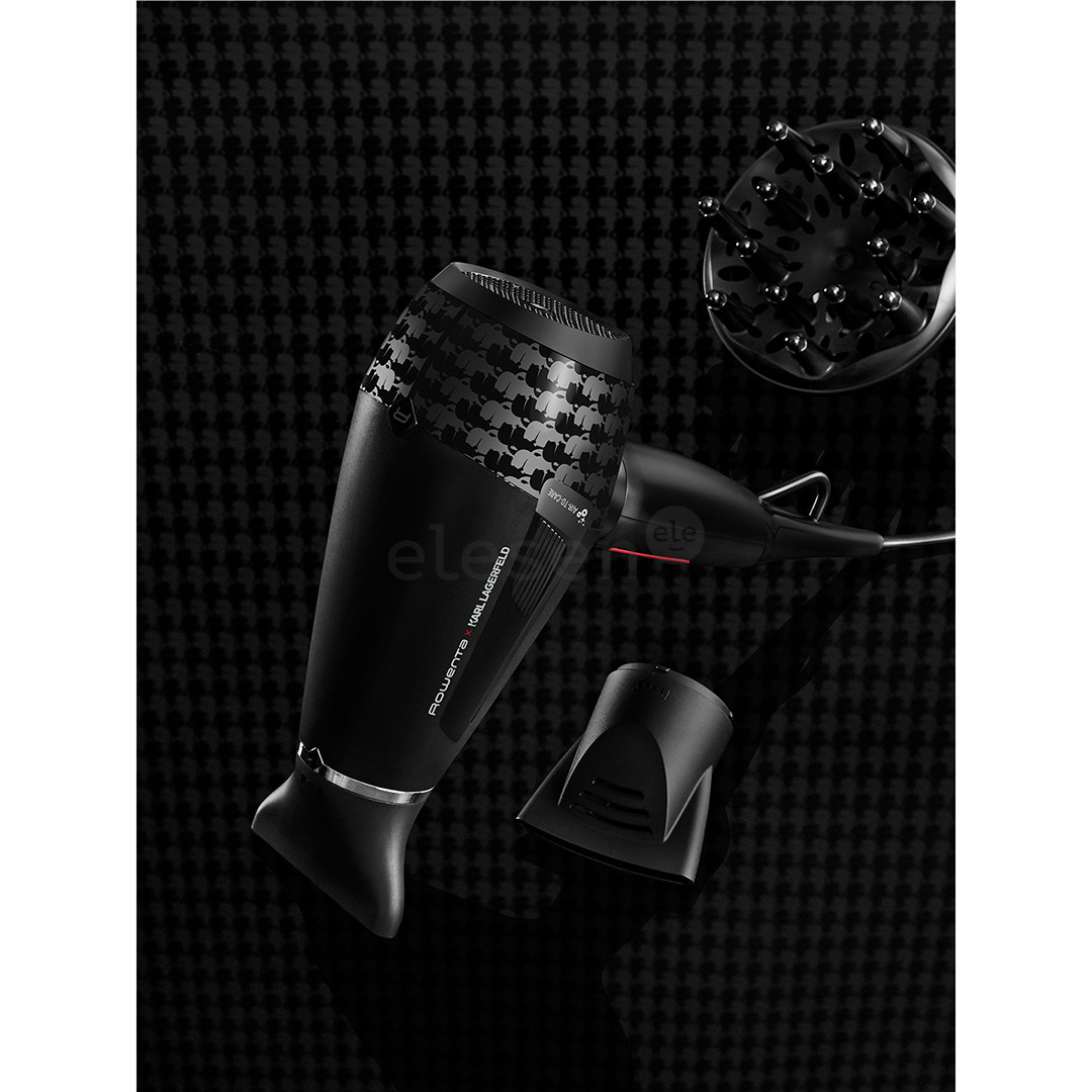 Rowenta x KARL LAGERFELD K/Pro Stylist, black - Hair dryer