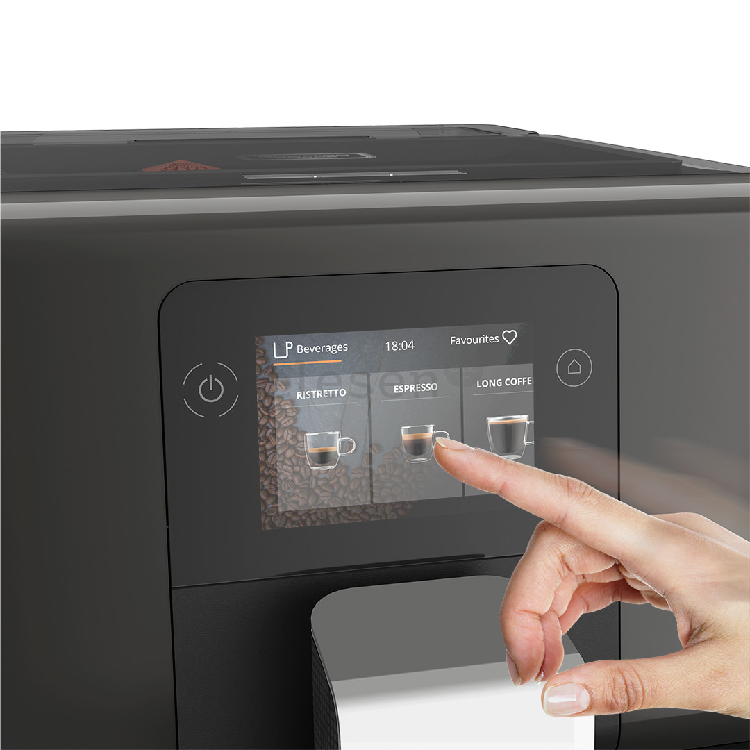 Krups Intuition, juodas - Kavos aparatas