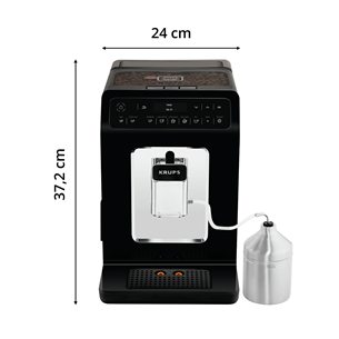 Krups Evidence, black - Automatinis kavos aparatas Prekė - EA891810