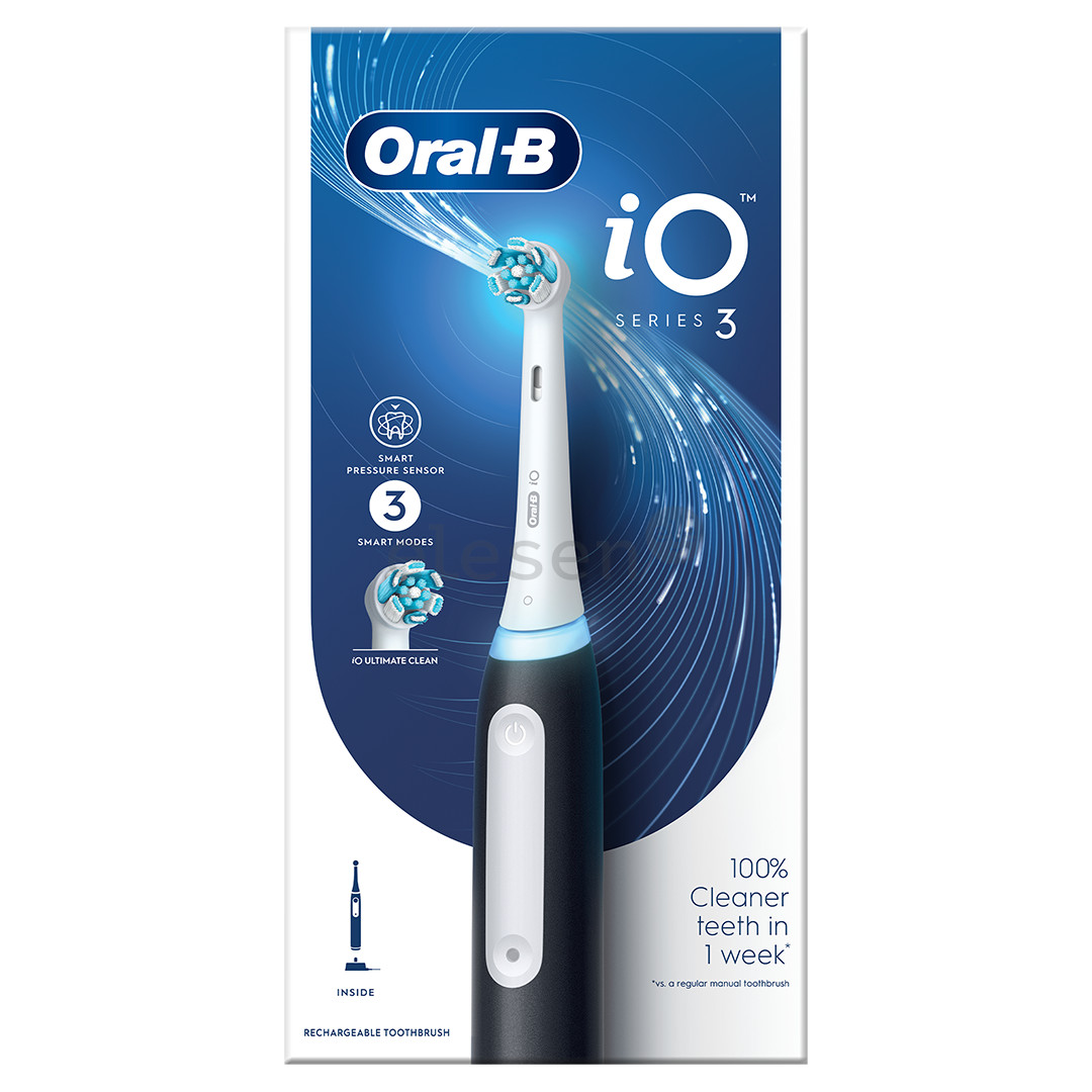 Braun Oral-B iO3, matte black - Electric toothbrush
