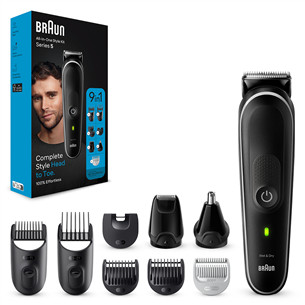 Braun Series 5, 9-in 1, black - Multi grooming kit Item - MGK5420