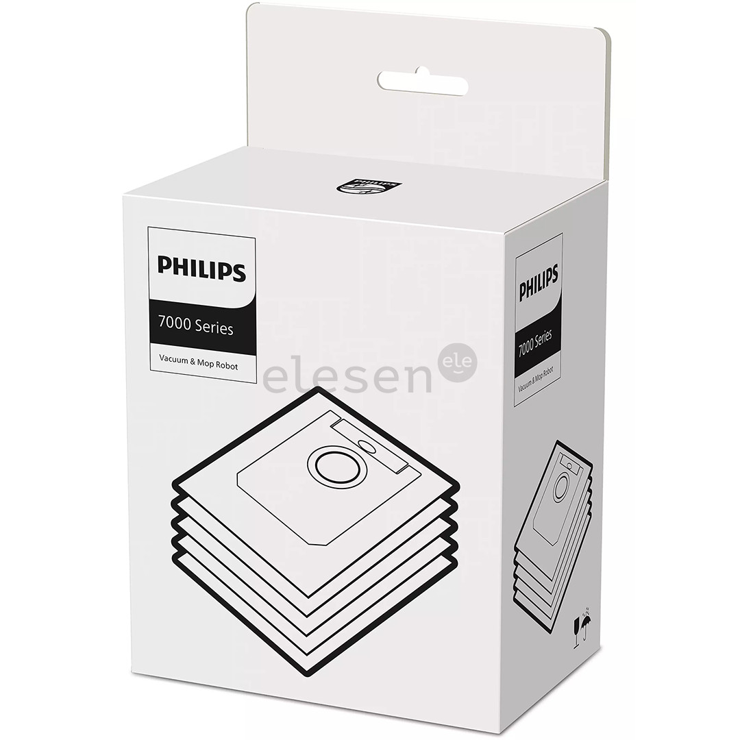 Philips 7000 Series, 5 pcs - Dust bags for robot vacuum clean station Item - XV1472/00