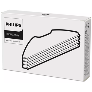 Philips 3000 Series, 4 vnt. - Šluostės robotui dulkių siurbliui Prekė - XV1430/00 XV1430/00