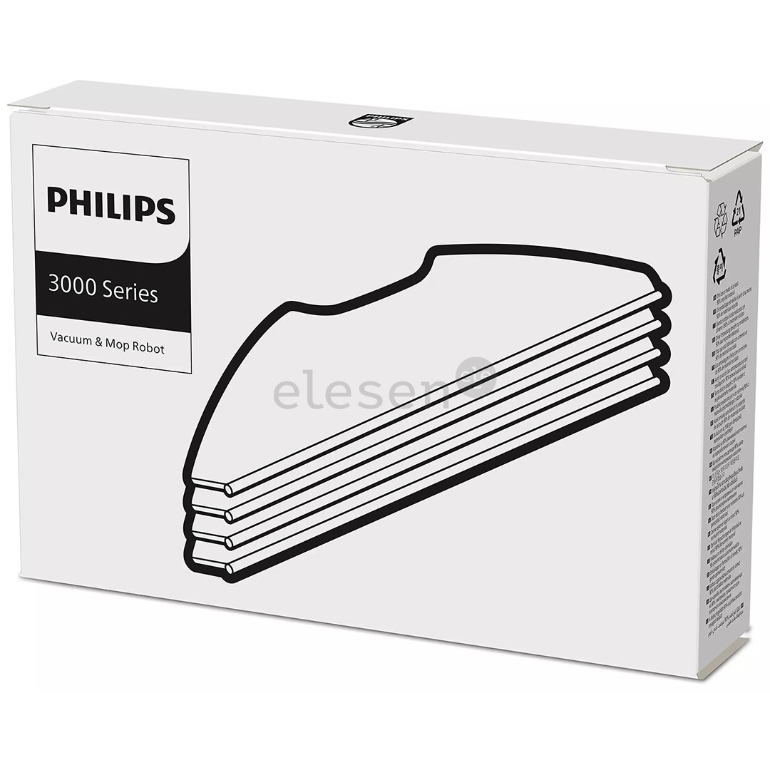 Philips 3000 Series, 4 vnt. - Šluostės robotui dulkių siurbliui