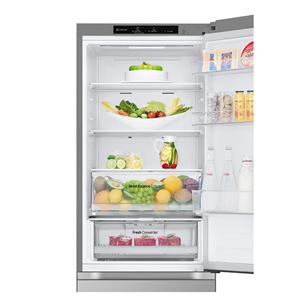 Šaldytuvas LG GBV3100DPY.APYQEUR, NoFrost, 344 L, 186 cm, silver - Prekė - GBV3100DPY.APYQEUR