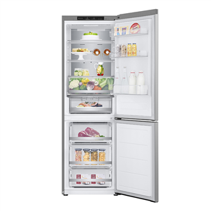 LG, NoFrost, 344 L, 186 cm, silver - Šaldytuvas Prekė - GBV5140DPY.APYQEUR