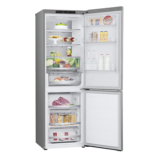 LG, NoFrost, 344 L, 186 cm, silver - Šaldytuvas Prekė - GBV5140DPY.APYQEUR