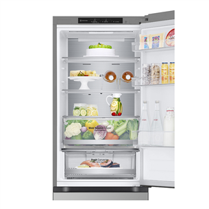 LG, NoFrost, 344 L, 186 cm, silver - Šaldytuvas Prekė - GBV5140DPY.APYQEUR