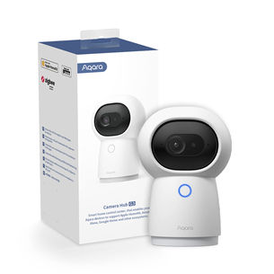 Aqara Camera Hub G3, 2K, facial recognition, white - Security camera with built-in smart home hub Item - CH-H03