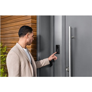 Aqara Smart Video Doorbell G4, 1080p, juodas - Išmanusis durų skambutis su kamera