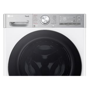 LG, 13 kg, gylis 61,5 cm, 1400 rpm - Skalbimo mašina Prekė - F4WR913P3WA.ABWQPMR